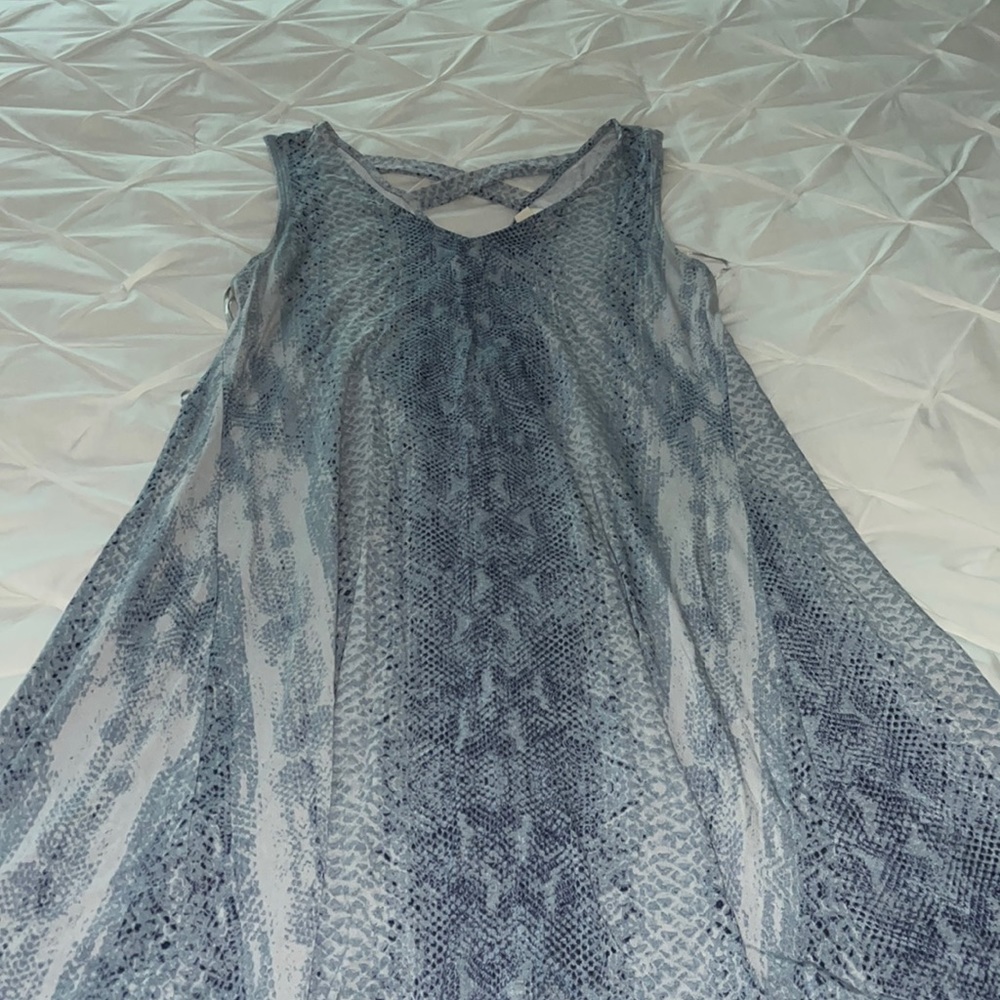 STYLE & CO snakeskin swing dress (Petite medium)